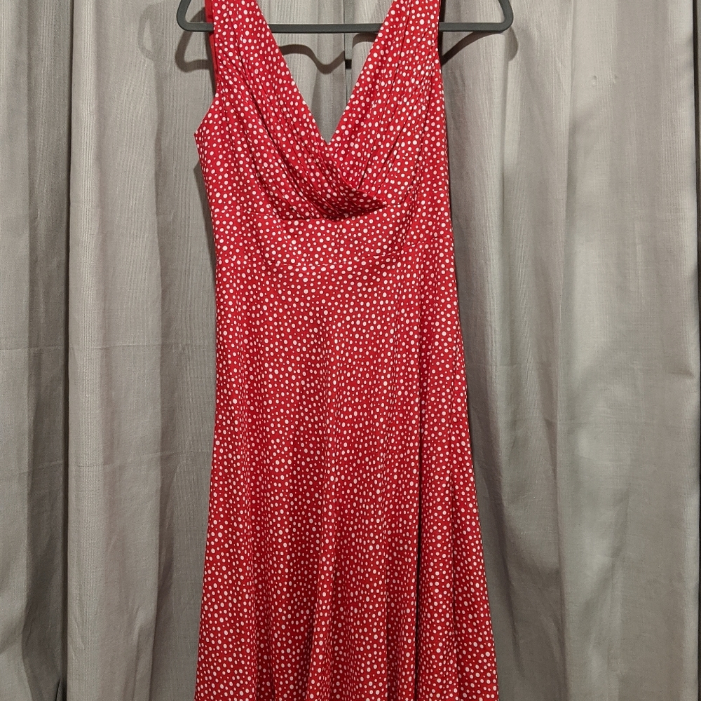 Sheri Martin New York - Red Polka Dot Dress